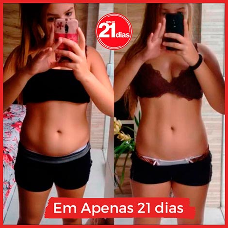 Dieta de 21 dias: antes e depois da Priscila