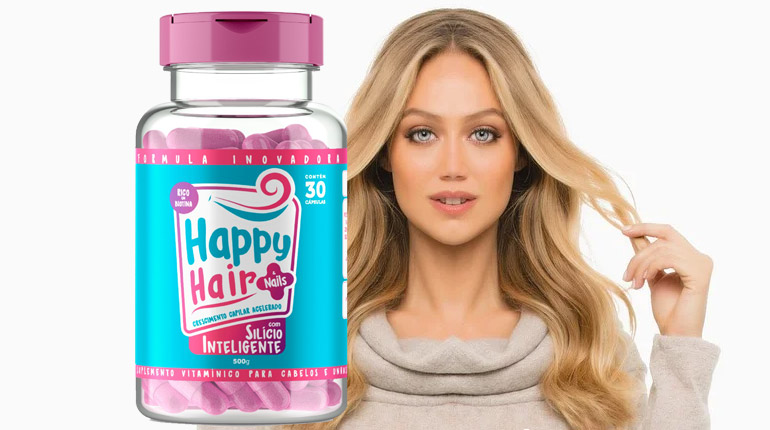 Happy Hair - Vitamina Capilar que faz crescer os cabelos