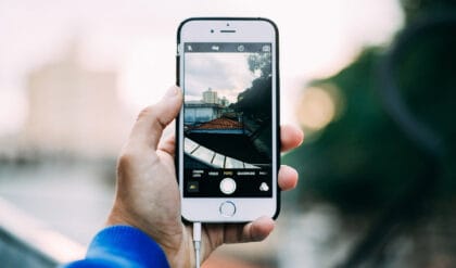 Tirar fotos para Instagram